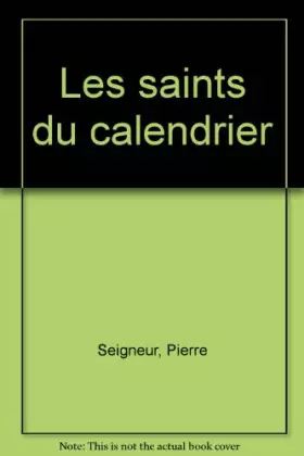 Couverture du produit · Les saints du calendrier