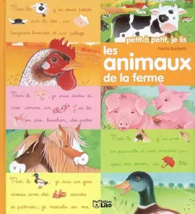 Couverture du produit · Petit à petit, je lis : Les animaux de la ferme - Dès 3 ans