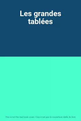 Couverture du produit · Les grandes tablées