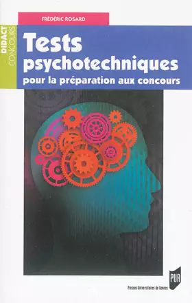 Couverture du produit · Tests psychotechniques pour préparation au concours