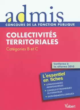 Couverture du produit · Concours épreuve Collectivités territoriales - Ecrit - Catégories B, C - Admis - L'essentiel en fiches