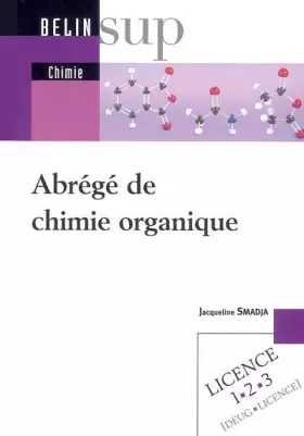Couverture du produit · Abrégé de chimie organique