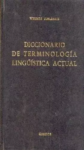 Couverture du produit · Diccionario terminologia linguistica act: 050 (DICCIONARIOS)