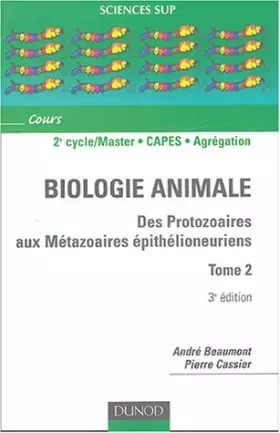 Couverture du produit · Des Protozoaires aux Métazoaires épithélioneuriens - Tome 2 - 3ème édition
