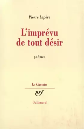 Couverture du produit · L'imprévu de tout désir