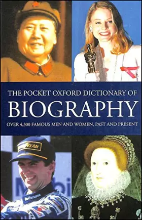 Couverture du produit · The Pocket Oxford Dictionary of Biography