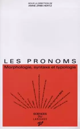 Couverture du produit · Les pronoms : Morphologie, syntaxe et typologie