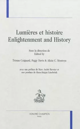 Couverture du produit · Lumières et histoire : Enlightenment and History