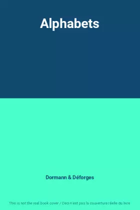 Couverture du produit · Alphabets