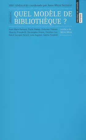 Couverture du produit · Quel modèle de bibliothèque ?