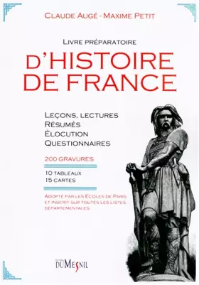 Couverture du produit · Livre préparatoire d'histoire de France