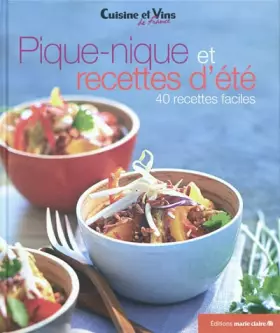 Couverture du produit · Pique-nique et recettes d'été : 40 recettes faciles