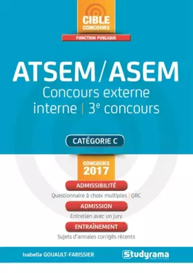 Couverture du produit · Atsem / asem: Concours externe, interne, 3e concours
