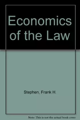 Couverture du produit · Economics of the Law