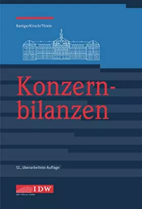 Couverture du produit · Konzernbilanzen