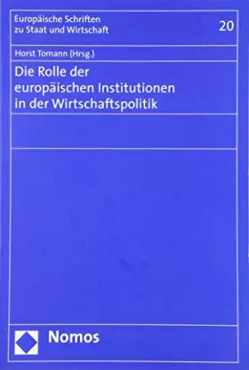 Couverture du produit · Die Rolle der europäischen Institutionen in der Wirtschaftspolitik