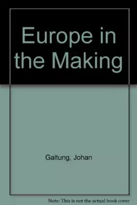 Couverture du produit · Europe In The Making Cl