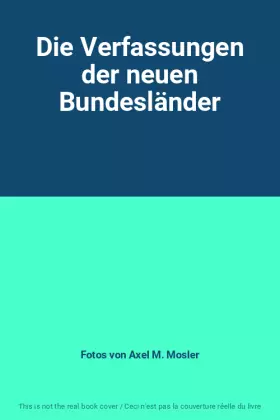 Couverture du produit · Die Verfassungen der neuen Bundesländer