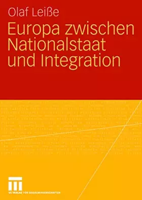 Couverture du produit · Europa Zwischen Nationalstaat Und Integration (German Edition)