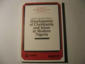 Couverture du produit · Development of Christianity and Islam in Modern Nigeria