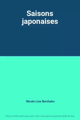 Couverture du produit · Saisons japonaises