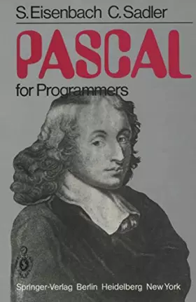 Couverture du produit · PASCAL for Programmers
