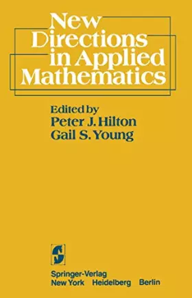 Couverture du produit · New Directions in Applied Mathematics: Papers Presented April 25/26, 1980, on the Occasion of the Case Centennial Celebration