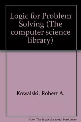 Couverture du produit · Logic for Problem Solving