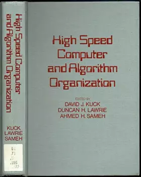 Couverture du produit · High Speed Computer and Algorithm Organization