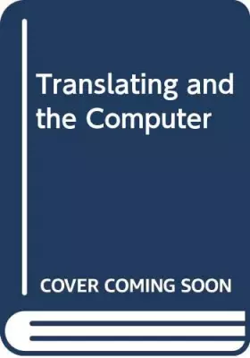 Couverture du produit · Translating and the Computer