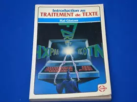 Couverture du produit · Introduction au traitement de texte