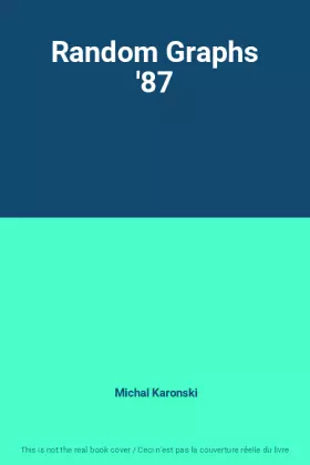 Couverture du produit · Random Graphs '87