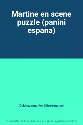 Couverture du produit · Martine en scene puzzle (panini espana)