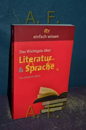 Couverture du produit · Das Wichtigste über Literatur & Sprache: Originalausgabe