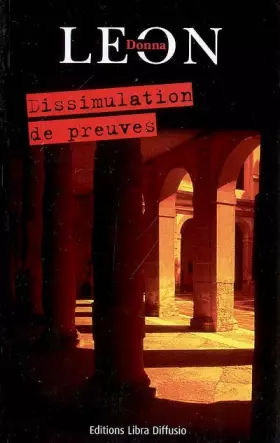Couverture du produit · Dissimulation de preuves
