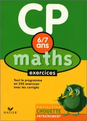 Couverture du produit · Chouette Entraînement : Maths, du CP au CE1 - 6-7 ans (+ corrigés)