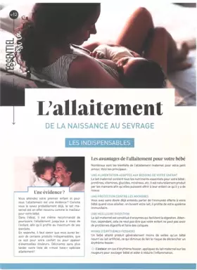 Couverture du produit · L' allaitement : de la naissance au sevrage