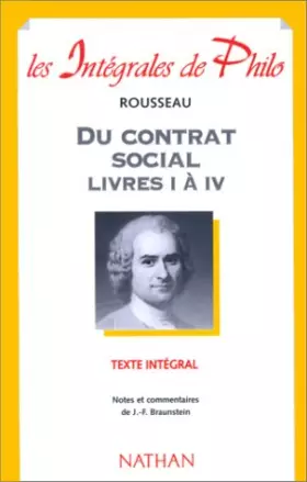 Couverture du produit · Du contrat social : Livres 1 à 4