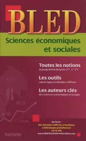 Couverture du produit · BLED - Sciences Economiques et Sociales