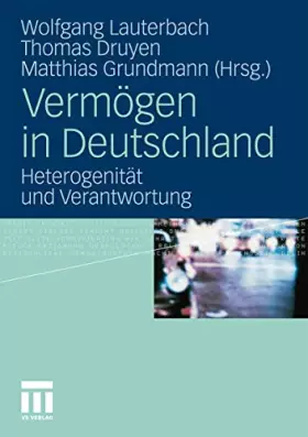 Couverture du produit · Vermögen in Deutschland: Heterogenität und Verantwortung