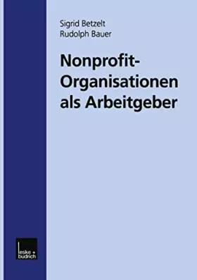 Couverture du produit · Nonprofit-Organisationen als Arbeitgeber