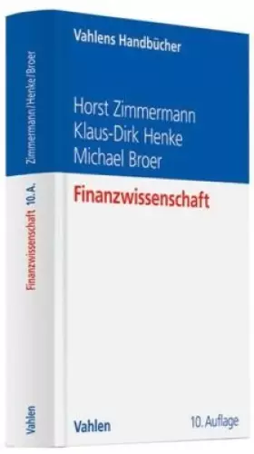 Couverture du produit · Finanzwissenschaft: Eine Einführung in die Lehre von der öffentlichen Finanzwirtschaft