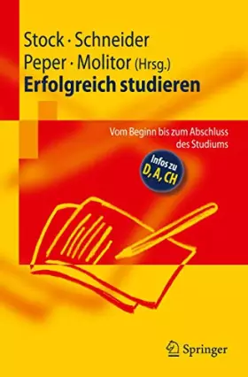 Couverture du produit · Erfolgreich studieren: Vom Beginn bis zum Abschluss des Studiums