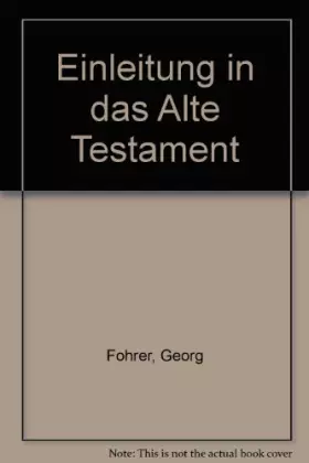 Couverture du produit · Einleitung in das Alte Testament