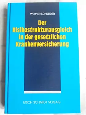 Couverture du produit · Der Risikostrukturausgleich in der gesetzlichen Krankenversicherung