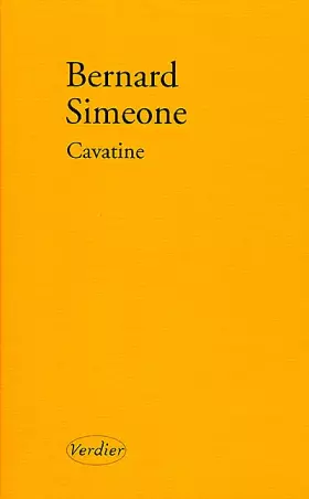 Couverture du produit · Cavatine