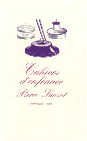 Couverture du produit · Cahiers d'enfrance