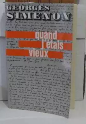 Couverture du produit · Quand j'étais vieux.