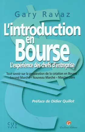Couverture du produit · L'introduction en Bourse : L'expérience des chefs d'entreprises