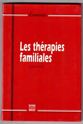 Couverture du produit · Les thérapies familiales